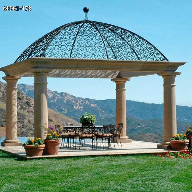 Large Outdoor Marble Gazebo for Garden Decoration MOK1-173