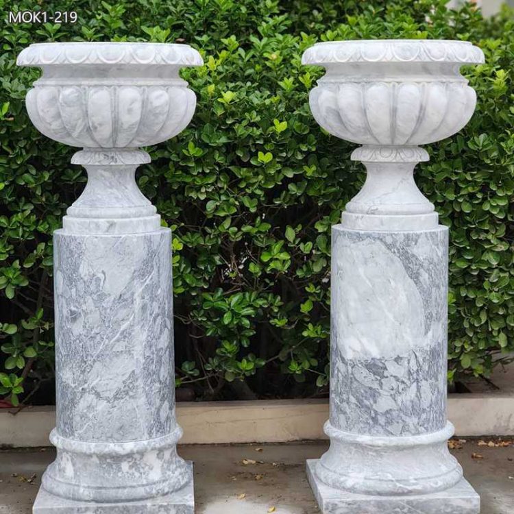 Italy Classic Large Marble Planter Manufacturer MOK1-219