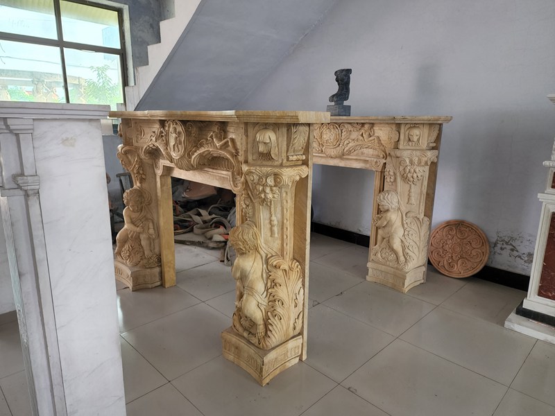 marble fireplace1