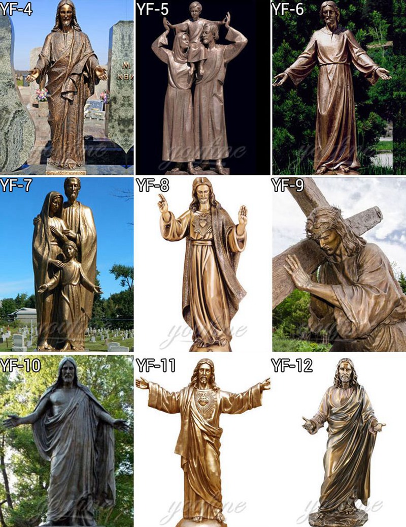 bronze Jesus statue (3)