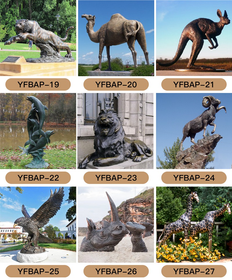 bronze animal statues (1)