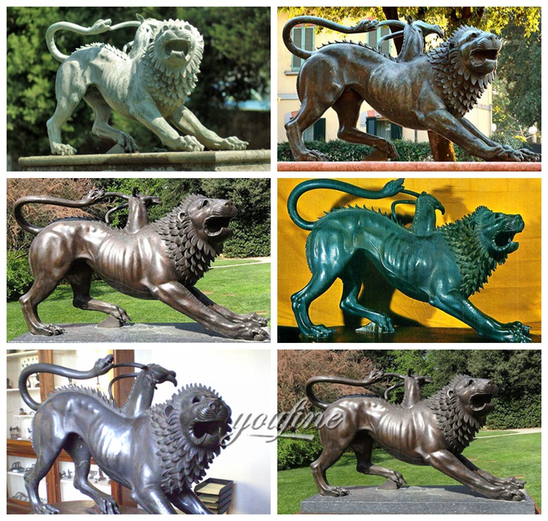 bronze animal statues (3)