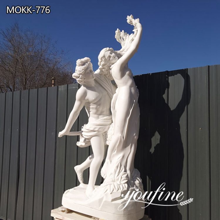 Natural Marble Apollo and Daphne Statue Replica Supplier MOKK-776
