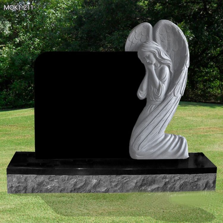 Hand Carved Marble Weeping Angel Tombstone MOK1-211