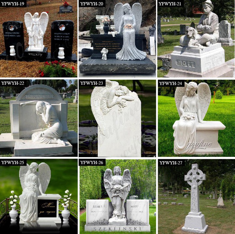 marble angel tombstone (5)
