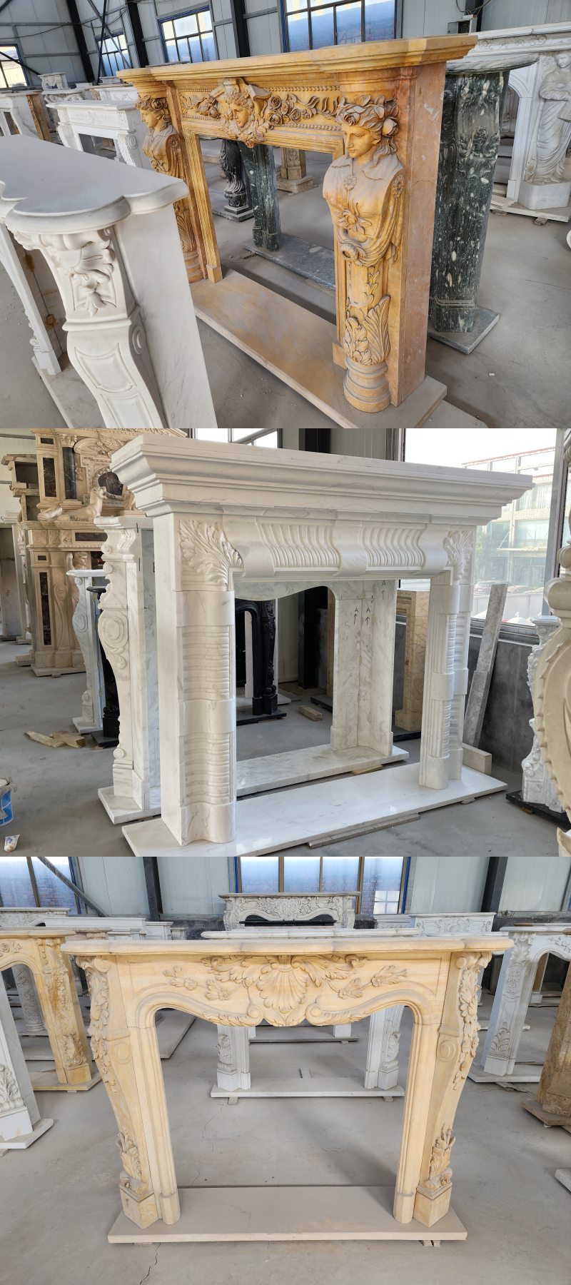 marble fireplace surround (2)