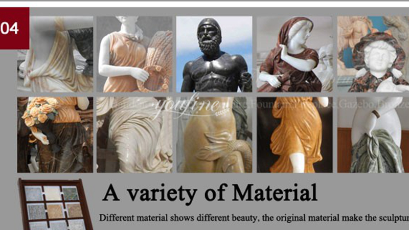 Famous Natural Female Veiled Marble Sculpture