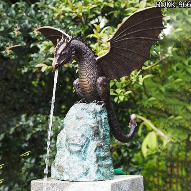 Custom Bronze Dinosaur Fountain for Garden BOKK-966
