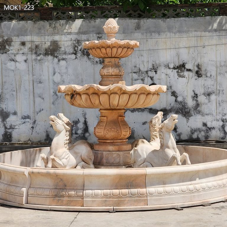 marble horse fountain (1)