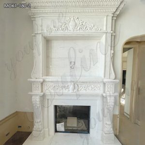 modern marble fireplace surround (1)
