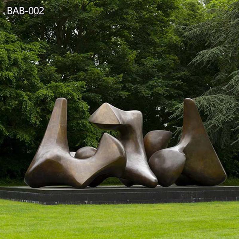 Outdoor Modern Abstract Bronze Sculpture for Sale