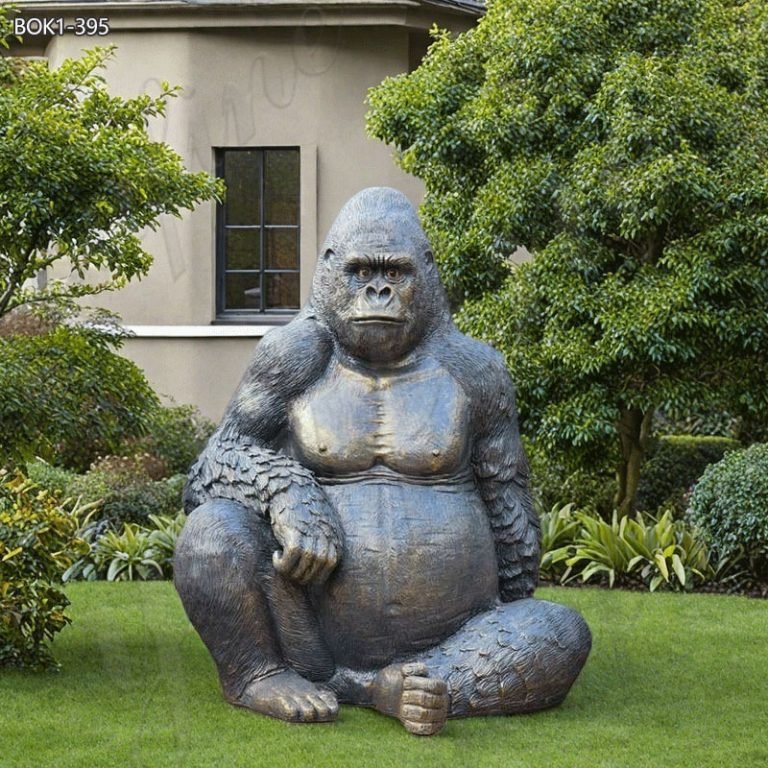 Bronze Gorilla Sculpture for sale