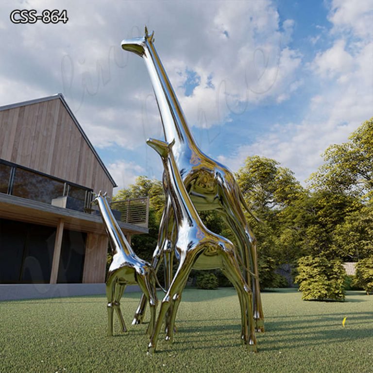 giraffe sculpture for garden