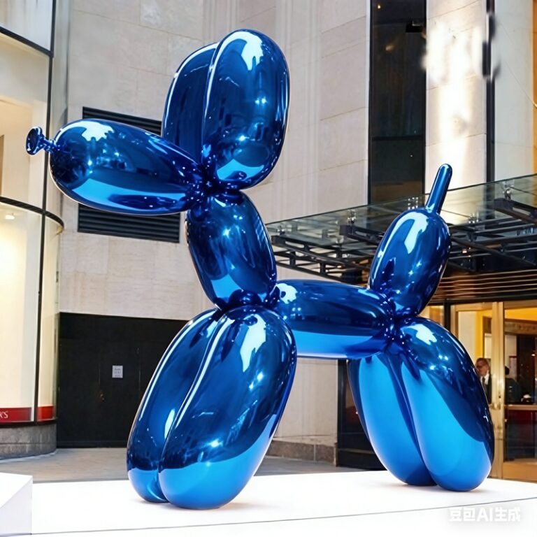 Balloon dogs blue