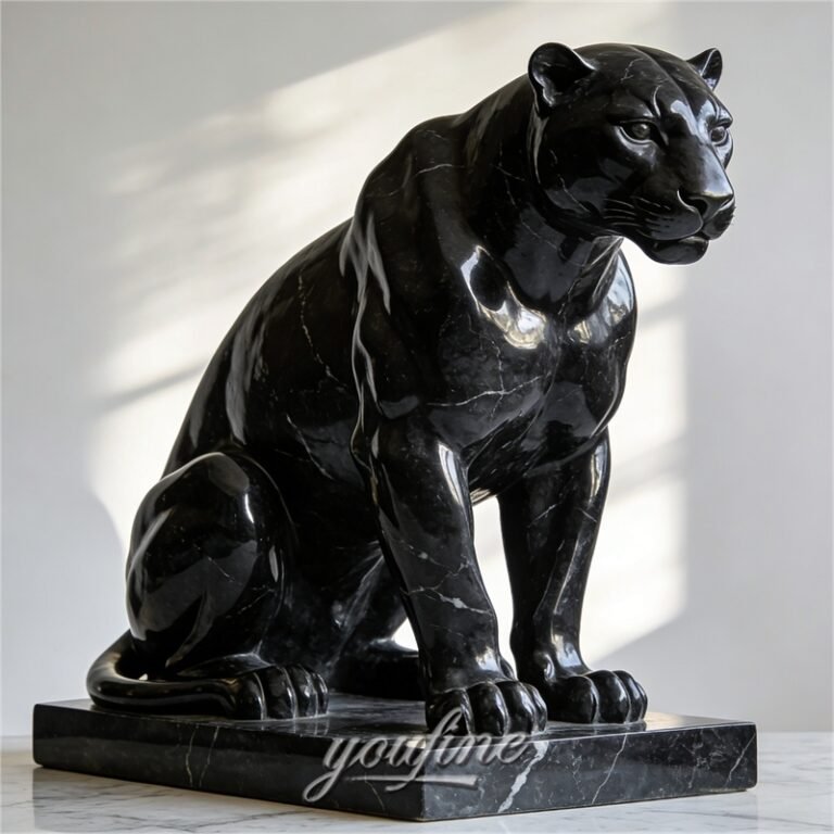 bronze panther statue3