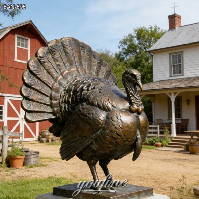 turkey statue in garden