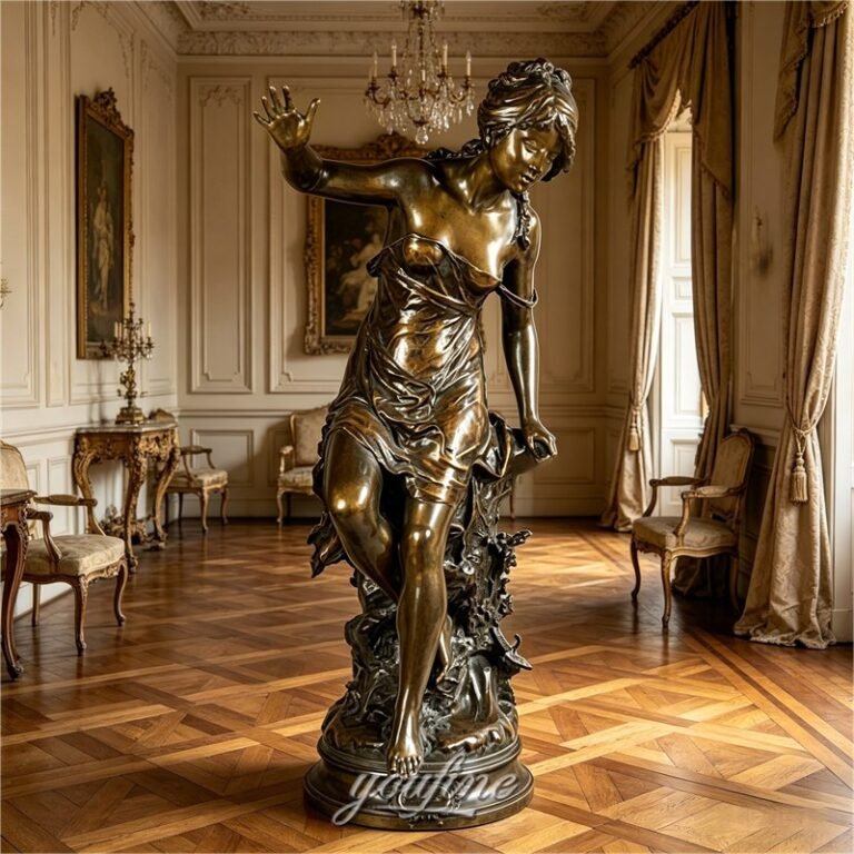 Moreau Bronze Nymph Statue1