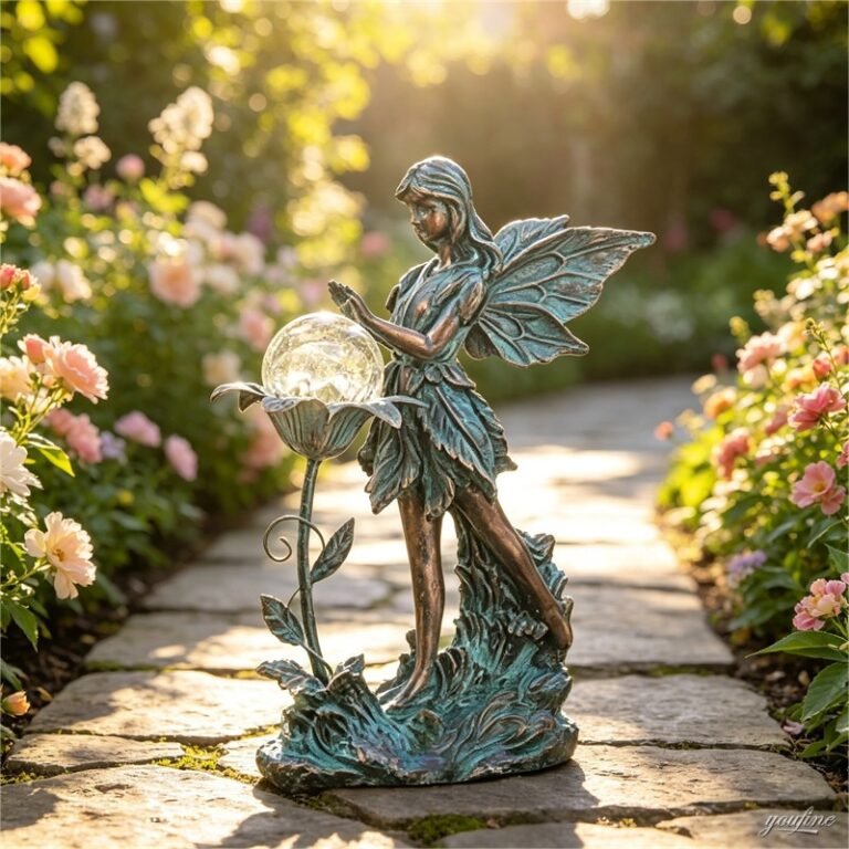bronze fairy statue4