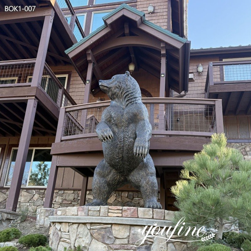 large bear statue outdoor