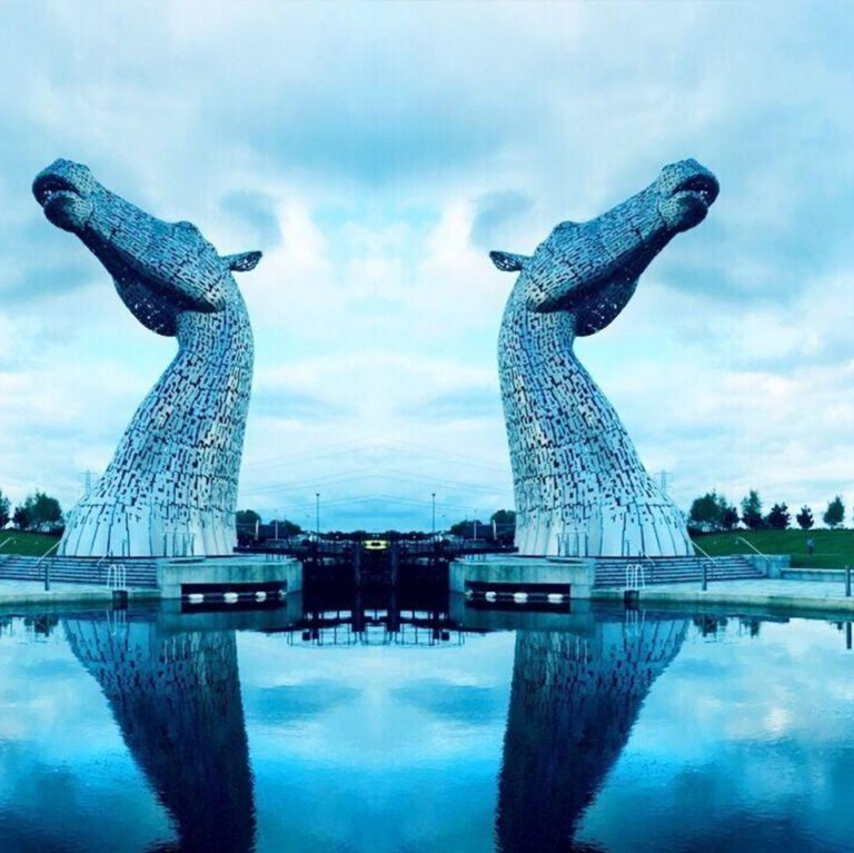 The Kelpies sculpture in the world