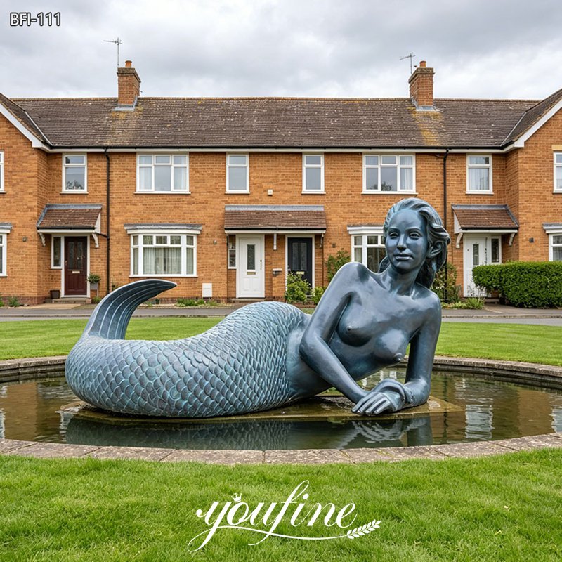 large mermaid statue