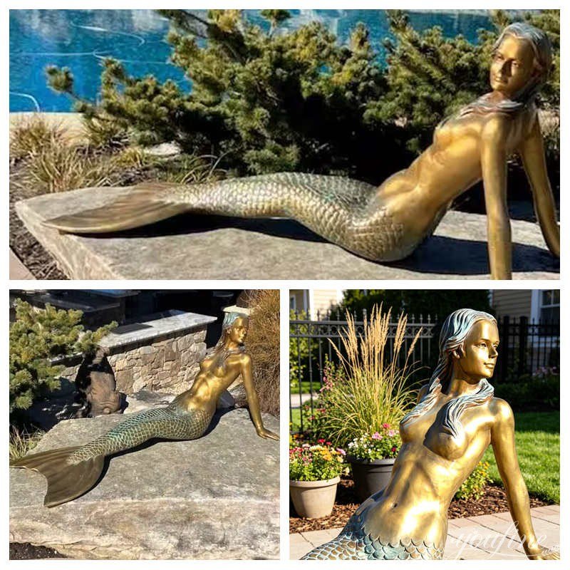 lying mermaid sculpture feedbacks